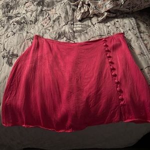 ZARA size LARGE CUTE BRIGHT PINK MINI Skirt